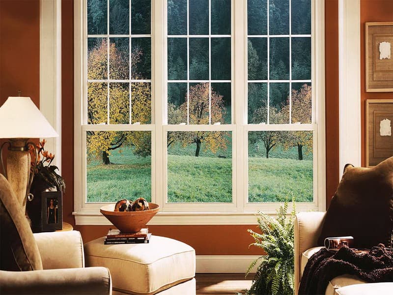 Replacement window close-up