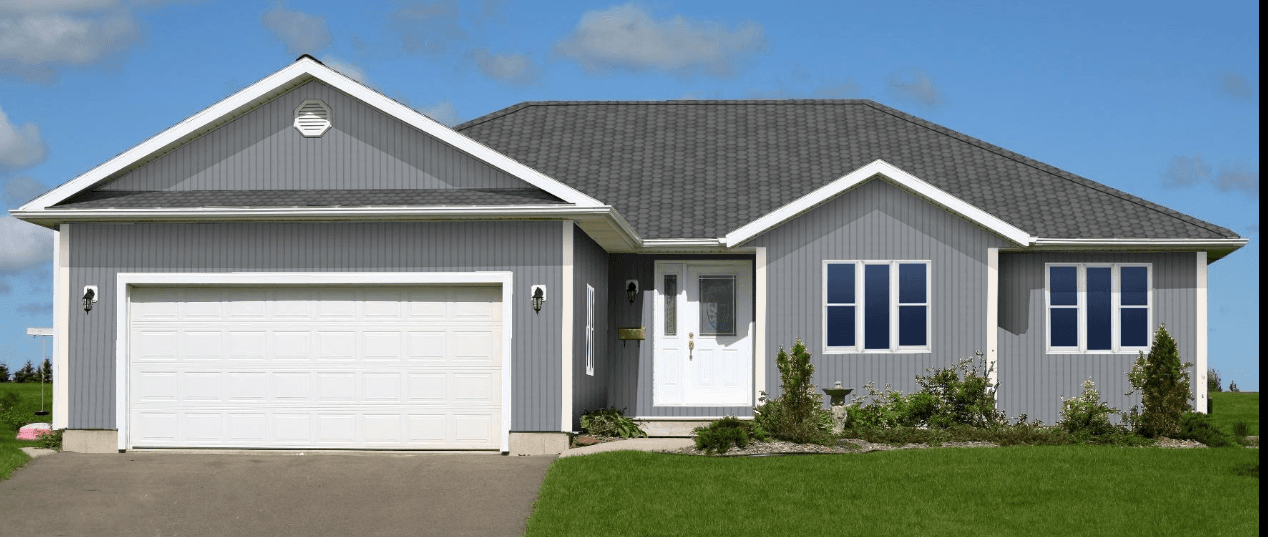 Board and batten siding sample